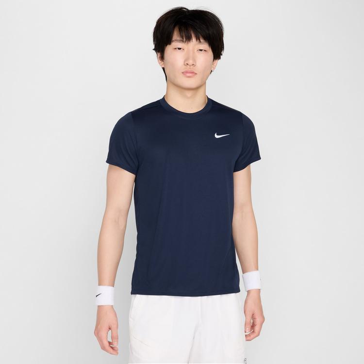 Nike Nike M NKCT DRY VICTORY TOP Tennisshirt Herren - obsidian-white - 0 | SportScheck