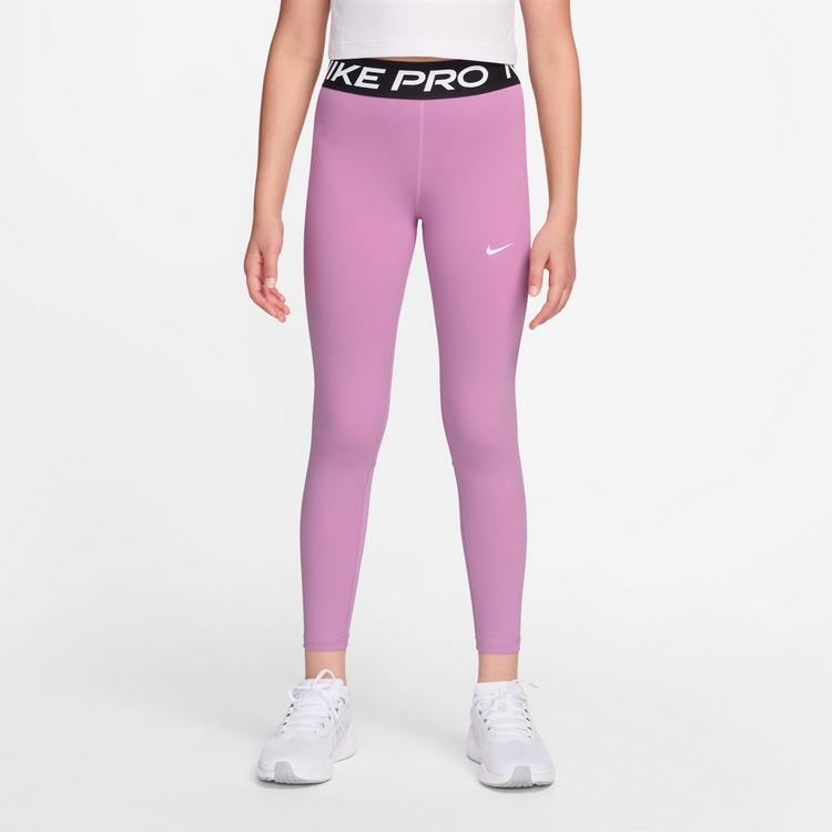 Nike Nike PRO DRI-FIT Tights M&auml;dchen - lt magenta-black-white - 0 | SportScheck