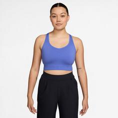 Rückansicht von Nike DF SMLS Funktionstank Damen sapphire