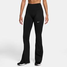 Rückansicht von Nike DF HR Tights Damen black-white