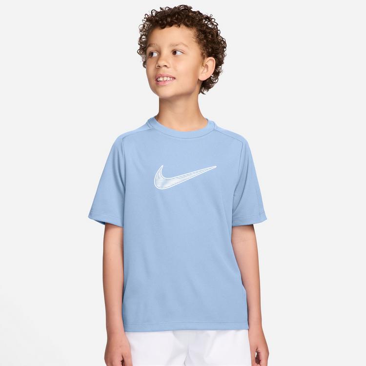 Nike Nike DRI-FIT MULTI HBR Funktionsshirt Jungen - hydrogen blue-white - 0 | SportScheck