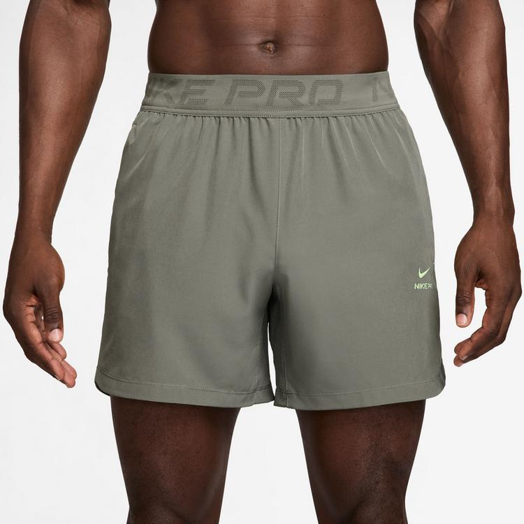 Nike Nike DF Funktionsshorts Herren - light army-lt liquid lime - 0 | SportScheck