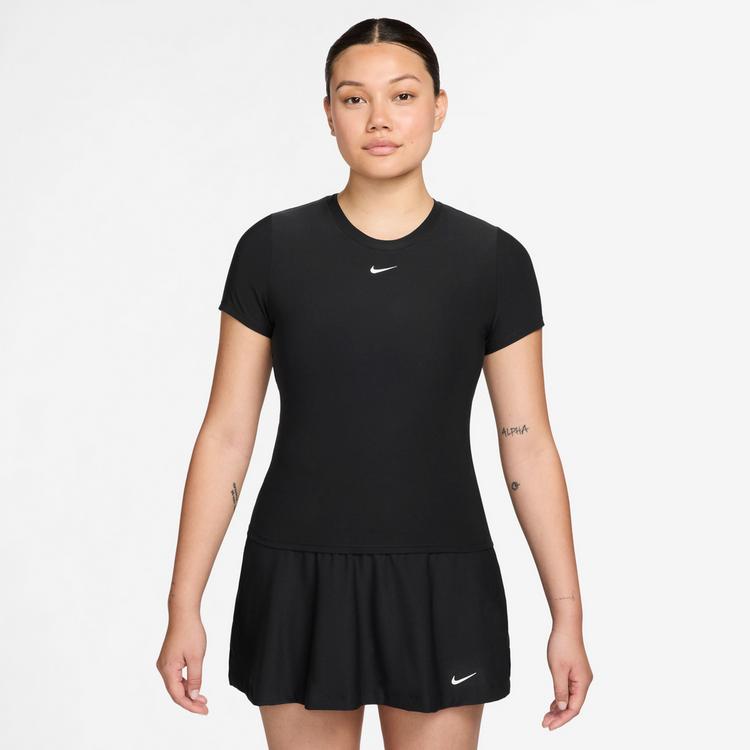 Nike Nike W NK DF VCTRY SS Tennisshirt Damen - black-white - 0 | SportScheck