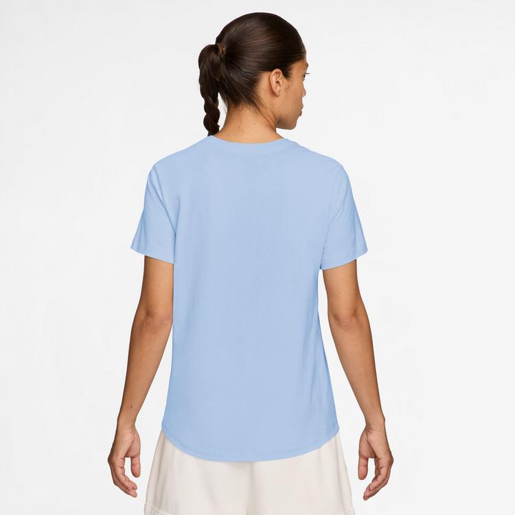 Nike Nike Club T-Shirt Damen - hydrogen blue-white - 1 | SportScheck