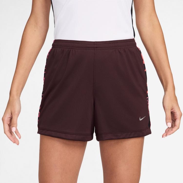 Nike Nike Academy Fu&szlig;ballshorts Damen - burgundy crush-metallic silver - 0 | SportScheck