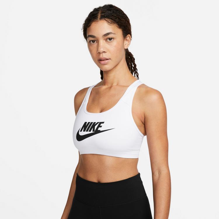 Nike Nike SWOOSH FUTURA BH Damen - white-black - 0 | SportScheck