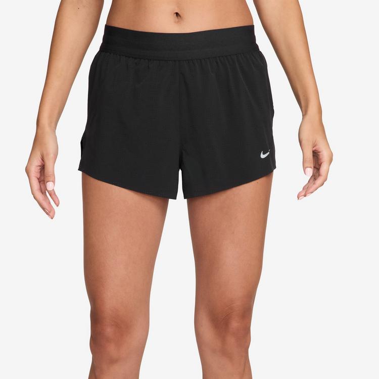 Nike Nike Swift Breathe Funktionsshorts Damen - black-black-white-reflective silv - 0 | SportScheck