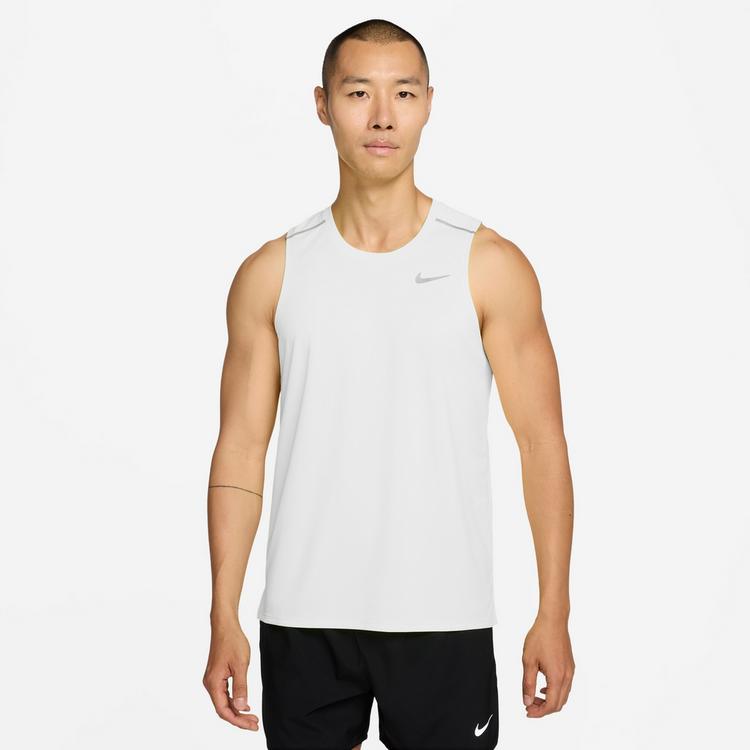 Nike Nike Miler Funktionstank Herren - white-reflective silv - 0 | SportScheck