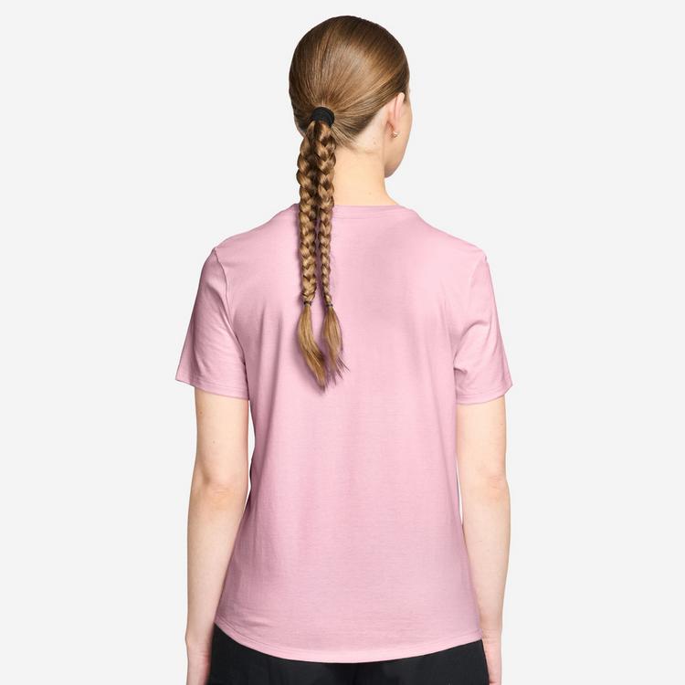 Nike Nike Club T-Shirt Damen - pink foam-white - 1 | SportScheck