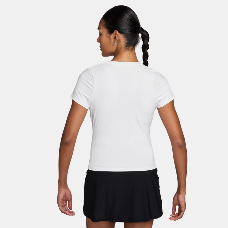 Nike Nike W NK DF VCTRY SS Tennisshirt Damen - white-black - 1 | SportScheck