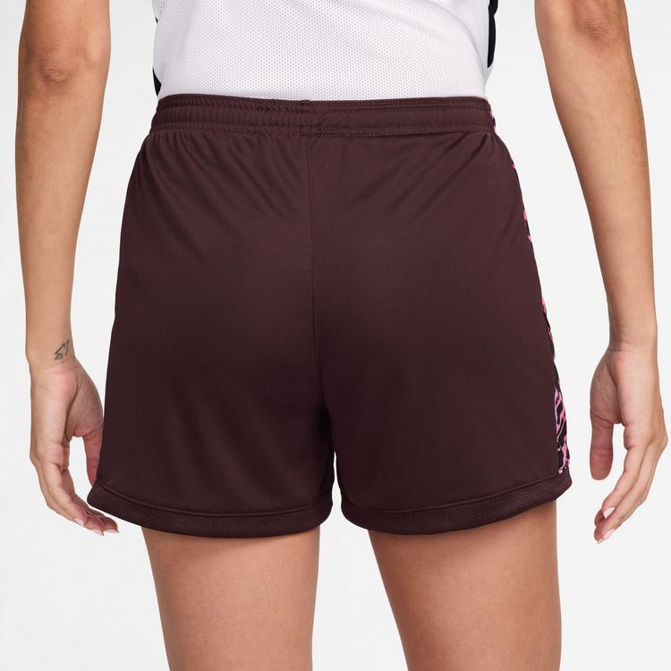 Nike Nike Academy Fu&szlig;ballshorts Damen - burgundy crush-metallic silver - 1 | SportScheck