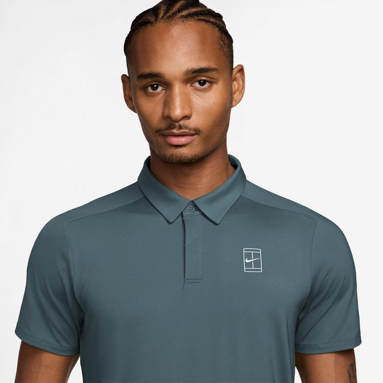 Nike Nike Advantage Tennisshirt Herren - mineral slate-white - 2 | SportScheck
