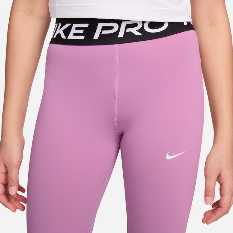 Nike Nike PRO DRI-FIT Tights M&auml;dchen - lt magenta-black-white - 2 | SportScheck