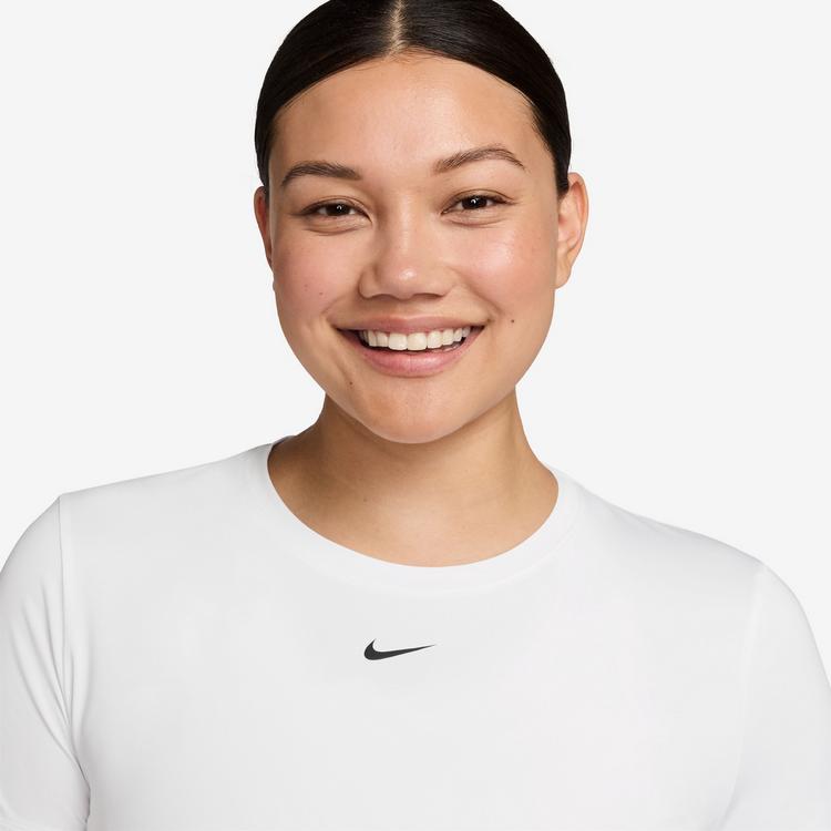 Nike Nike ONE CLASSIC Funktionsshirt Damen - white-black - 6 | SportScheck