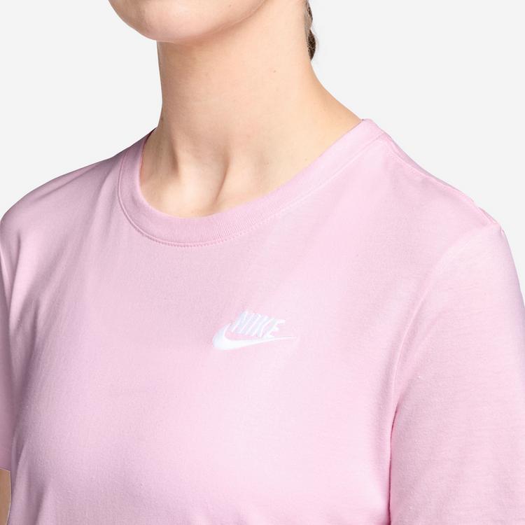 Nike Nike Club T-Shirt Damen - pink foam-white - 2 | SportScheck