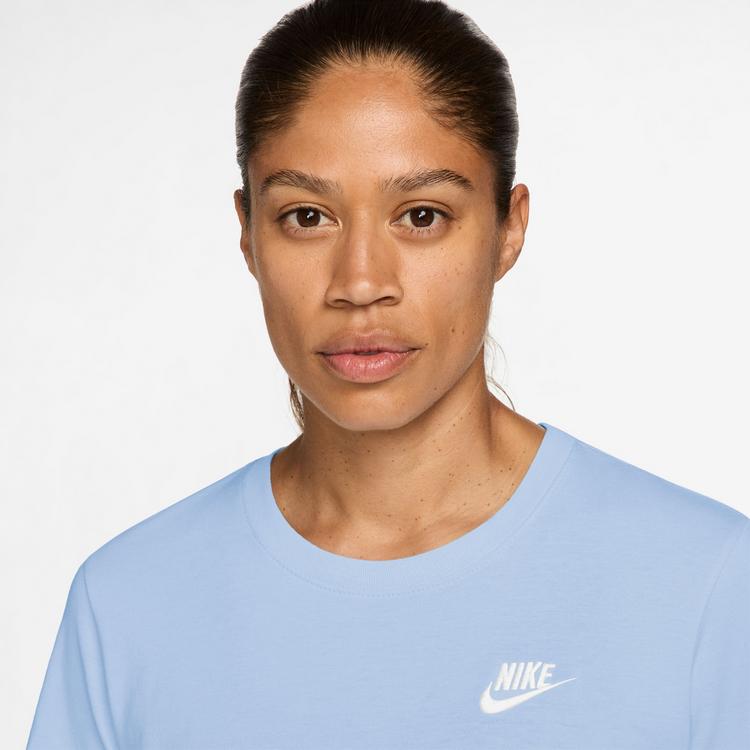Nike Nike Club T-Shirt Damen - hydrogen blue-white - 2 | SportScheck