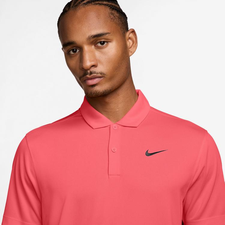 Nike Nike M NKCT DF POLO SOLID Tennis Polo Herren - hot lava-black - 2 | SportScheck