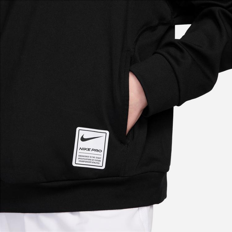 Nike Nike PRO Hoodie Jungen - black-white - 2 | SportScheck
