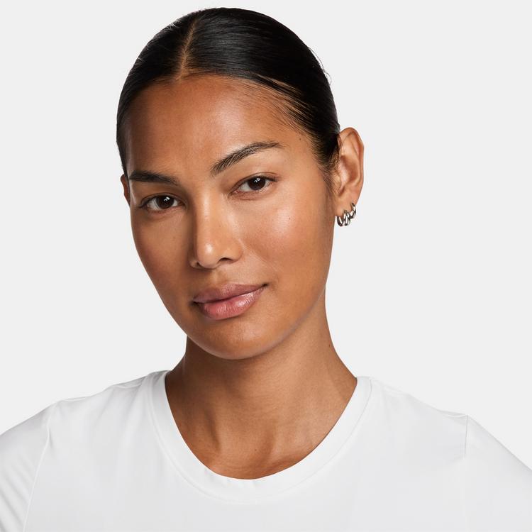 Nike Nike W NK DF VCTRY SS Tennisshirt Damen - white-black - 2 | SportScheck