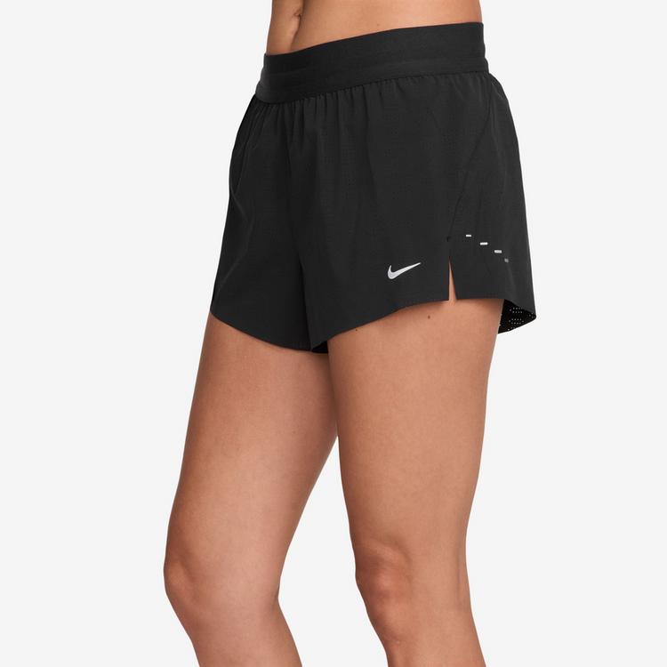Nike Nike Swift Breathe Funktionsshorts Damen - black-black-white-reflective silv - 2 | SportScheck