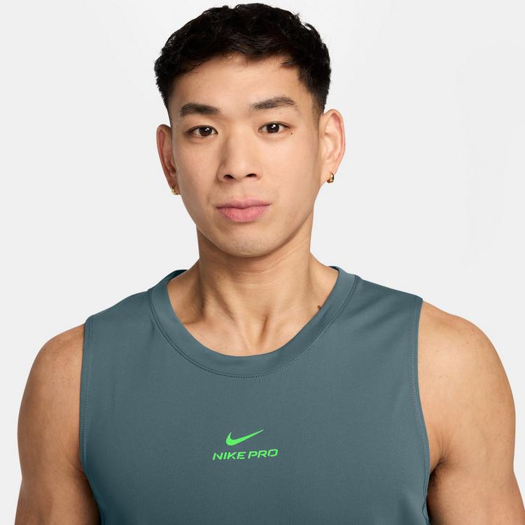 Nike Nike PRO Funktionstank Herren - mineral slate-green strike - 2 | SportScheck