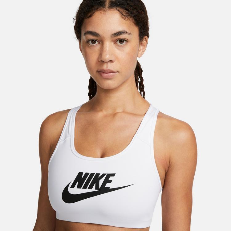 Nike Nike SWOOSH FUTURA BH Damen - white-black - 2 | SportScheck