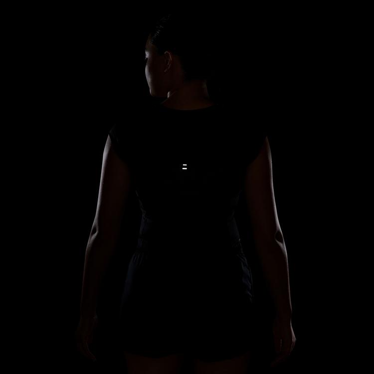 Nike Nike TEMPO Funktionsshirt Damen - black-white-reflective silv-white - 3 | SportScheck