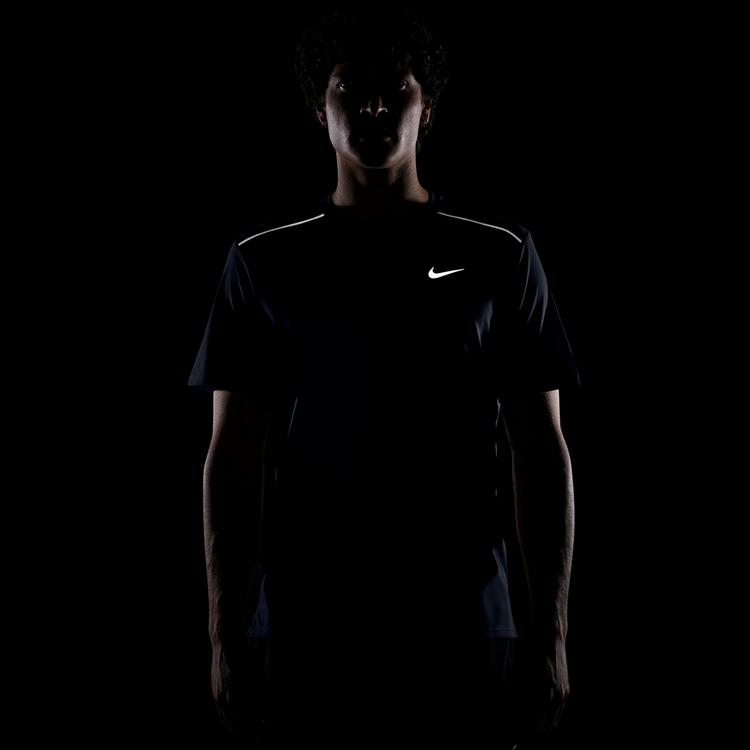 Nike Nike Miler Funktionsshirt Herren - midnight navy-reflective silv - 3 | SportScheck