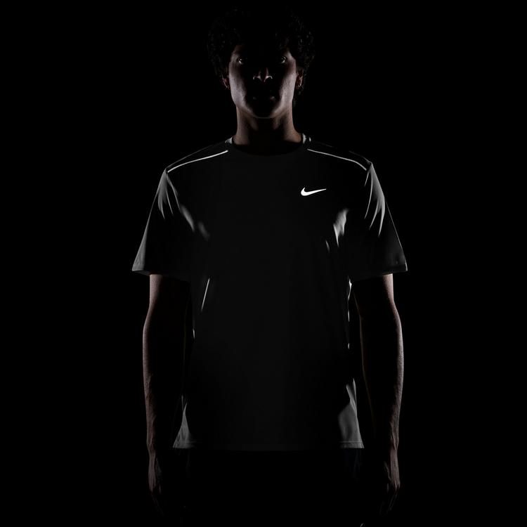 Nike Nike Miler Funktionsshirt Herren - white-reflective silv - 3 | SportScheck