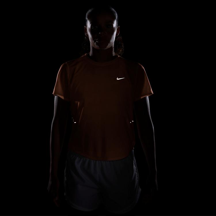 Nike Nike Swift Breathe Funktionsshirt Damen - orange pulse-photon dust-reflective - 3 | SportScheck
