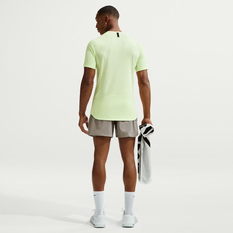 Nike Nike DF Funktionsshorts Herren - light army-lt liquid lime - 4 | SportScheck