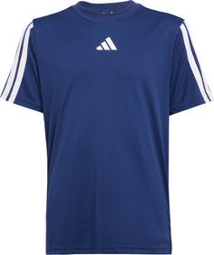 adidas J TR-ES 3S TEE Funktionsshirt Kinder dkblue-white