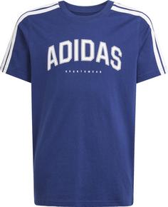 adidas J C COLLEG TEE T-Shirt Kinder dkblue