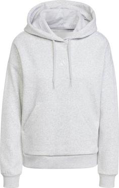 adidas W SL FC HD Hoodie Damen lgreyh-white