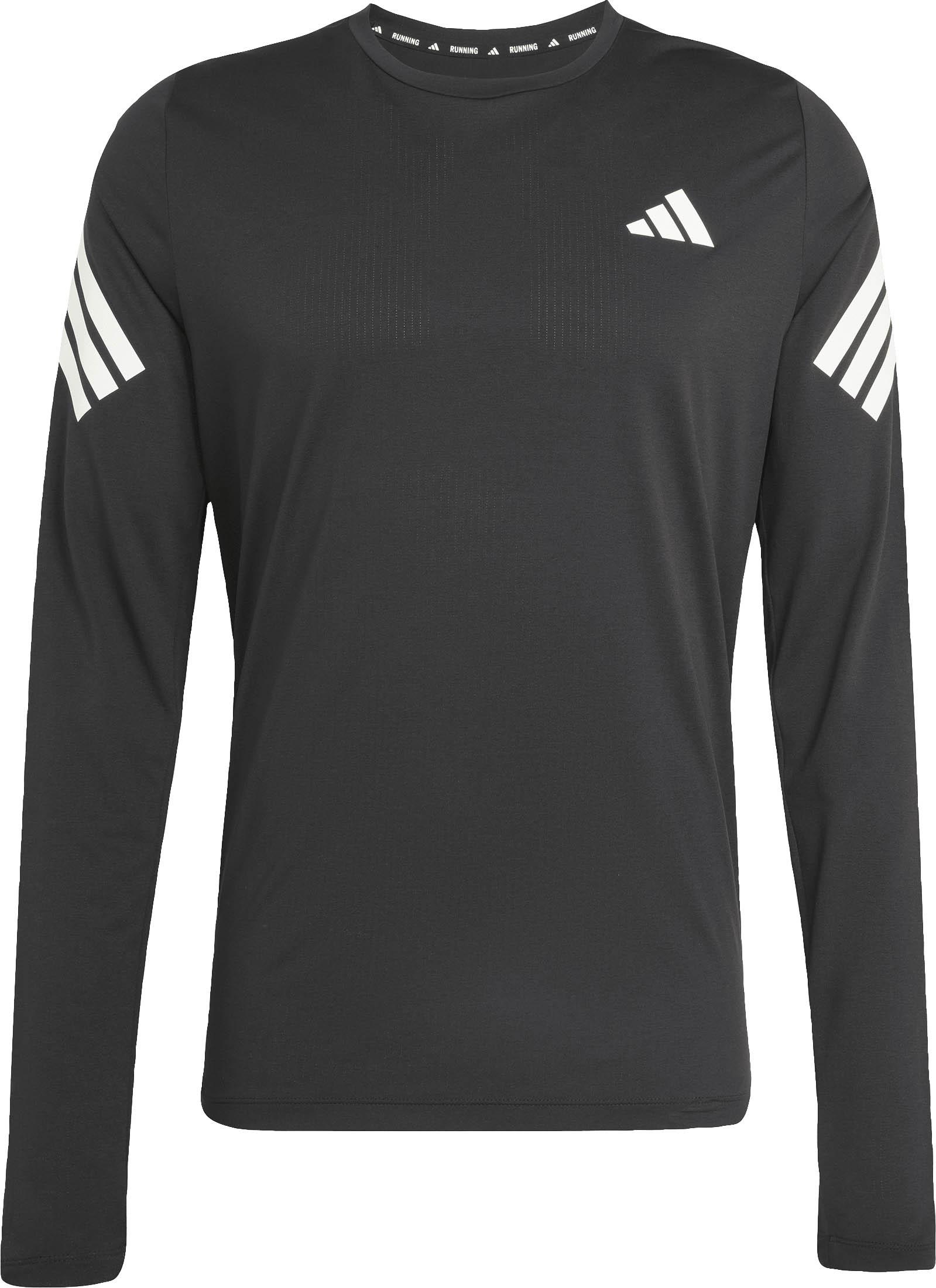 Adidas Funktionsshirt Langarm 3-Streifen Polyester 100% Schwarz
