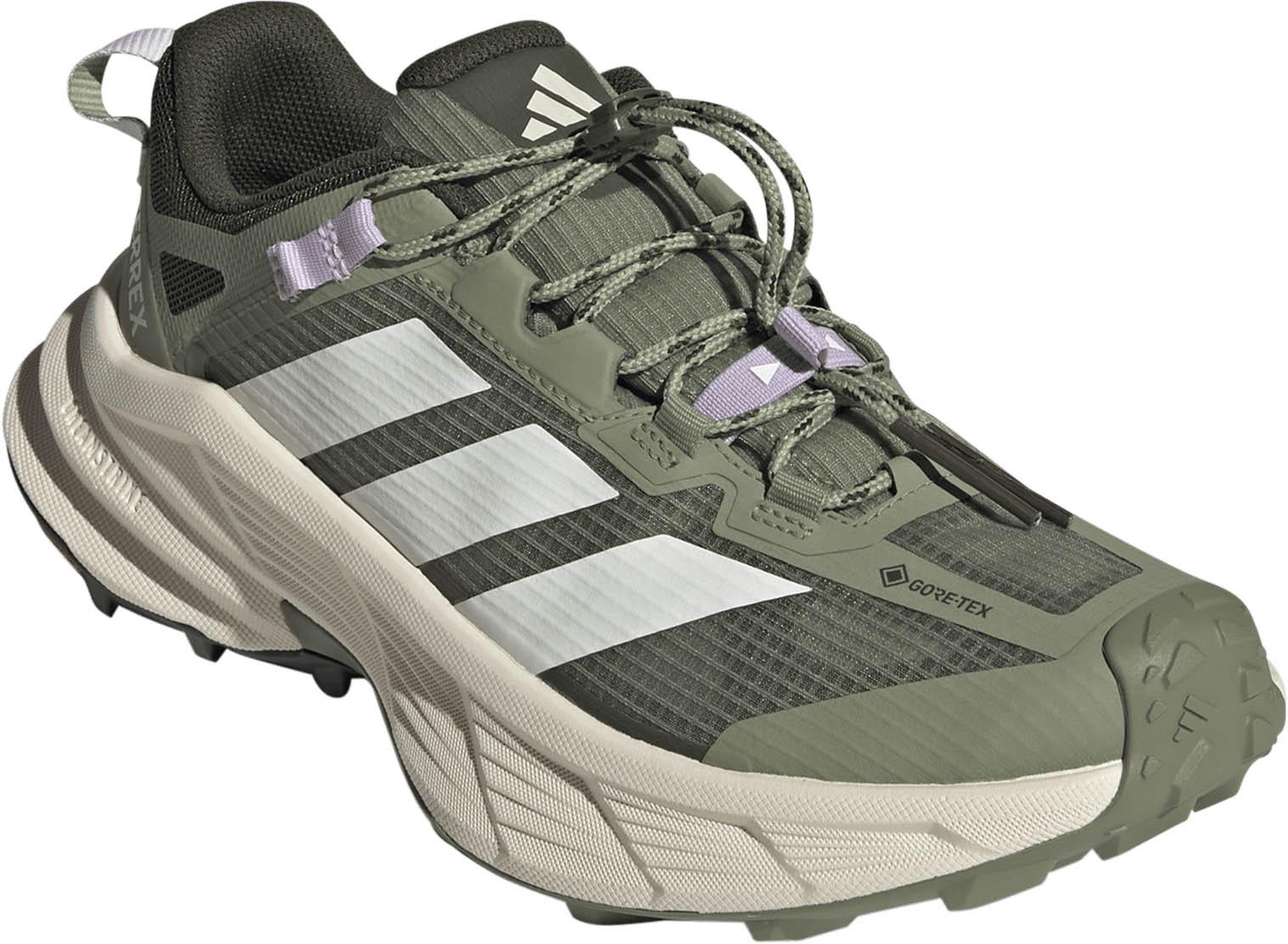 Adidas Wanderschuhe GORE-TEX Schnellschnürung Textil Grün