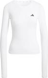 adidas PWR ESS Funktionsshirt Damen - white