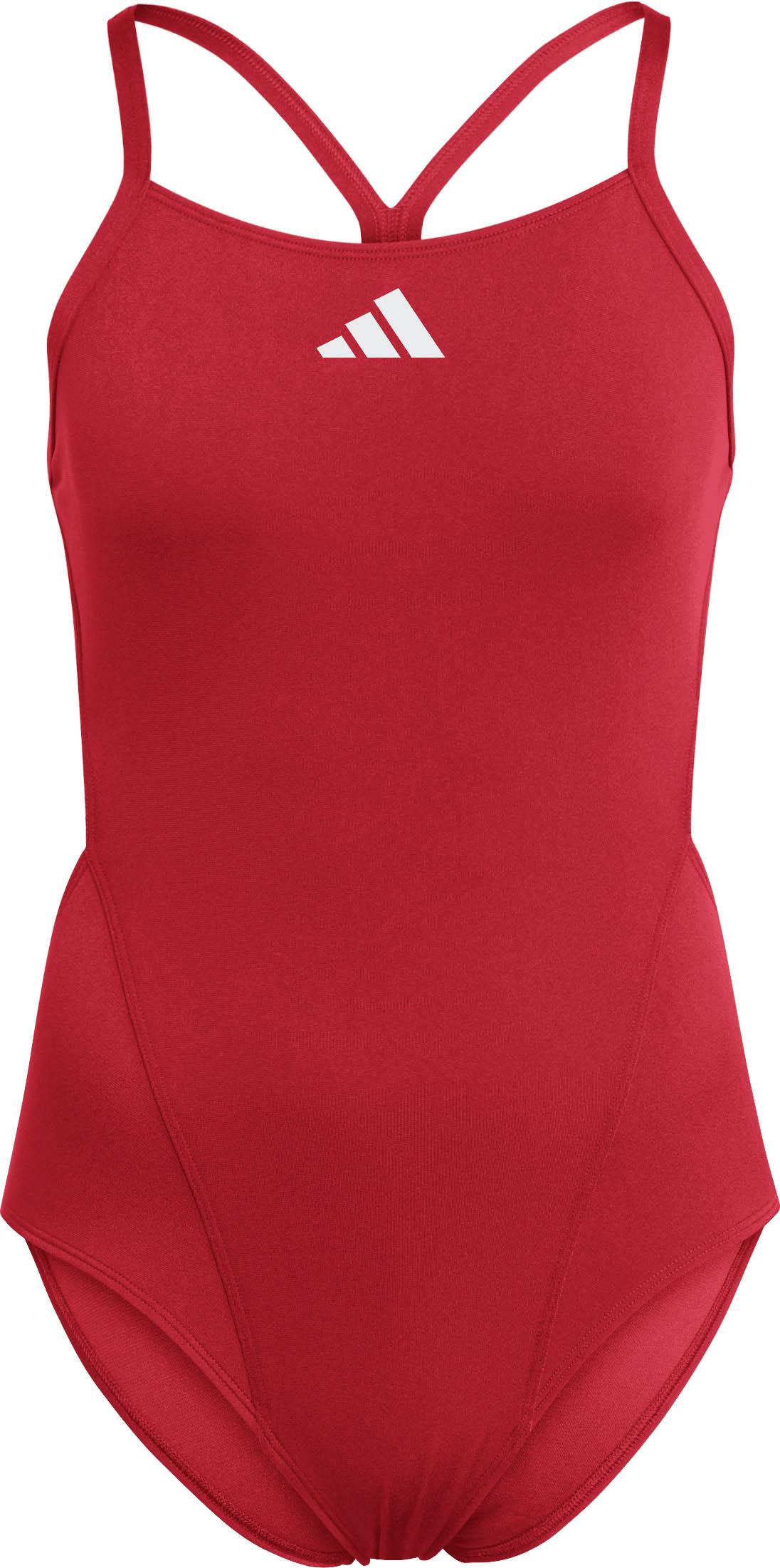 Adidas Badeanzug Thin Straps C-Back Infinitex Dunkelrot