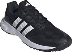 adidas GameCourt 2 M Tennisschuhe Herren cblack-ftwwht-silvmt