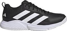 Rückansicht von adidas Court Team 2.0 M Hallenschuhe Herren cblack-ftwwht-cblack