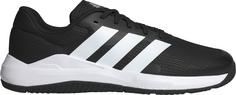 Rückansicht von adidas DROPSET Fitnessschuhe Herren cblack-ftwwht-lucred