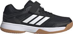 Rückansicht von adidas SPEEDCOURT Multifunktionsschuhe Kinder cblack-ftwwht-cblack
