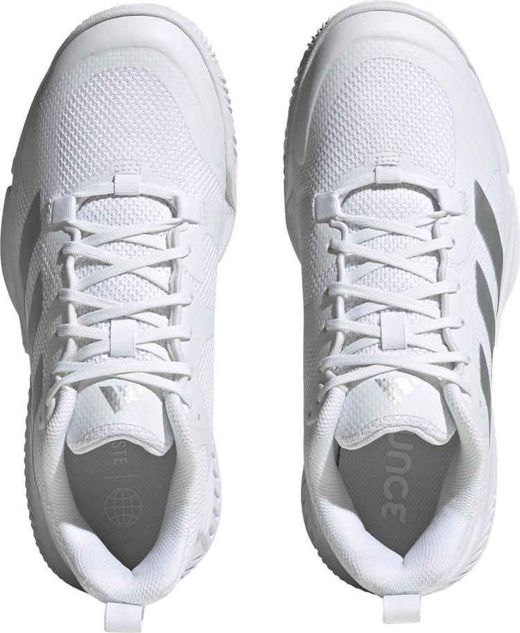 adidas adidas Court Team 2.0 W Hallenschuhe Damen - ftwwht-silvmt-greone - 1 | SportScheck