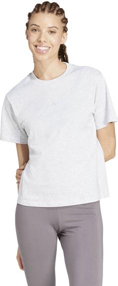 Rückansicht von adidas W SL SJ T T-Shirt Damen lgreyh-white