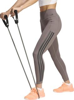 Rückansicht von adidas OPT 3S 7/8-Tights Damen chacoa