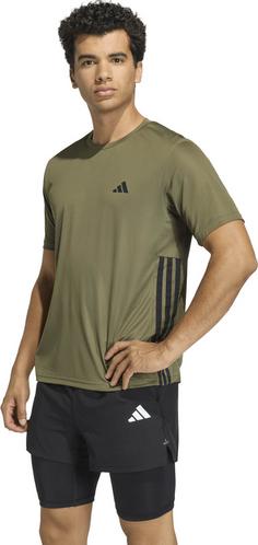 Rückansicht von adidas BAS 3S Funktionsshirt Herren olistr-black