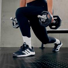 Rückansicht von adidas DROPSET Fitnessschuhe Damen cblack-ftwwht-lucred