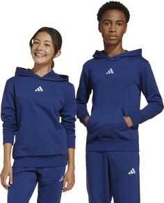 Rückansicht von adidas SL FL Sweatshirt Kinder dkblue-white