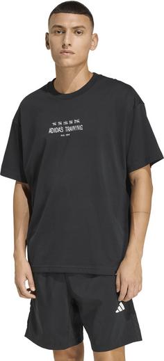 Rückansicht von adidas PWR Funktionsshirt Herren black