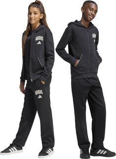 Rückansicht von adidas Sweathose Kinder black-owhite